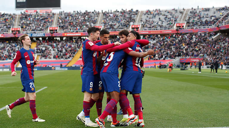 Barcelona aplasta 4-0 a Getafe y logra el segundo puesto en La Liga.